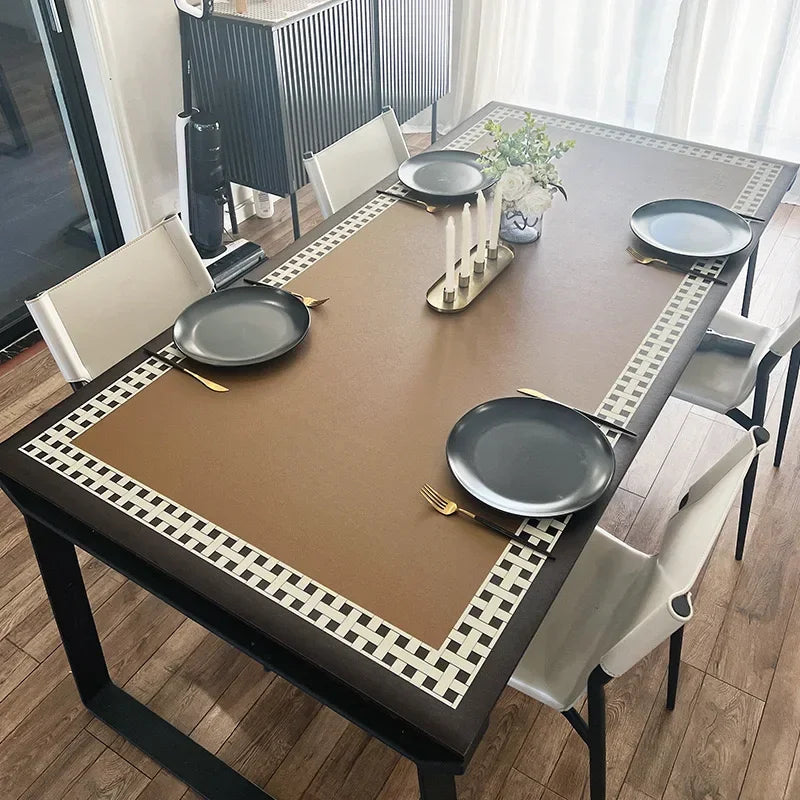 Mesa de jantar estilo britânica com 4 cadeiras