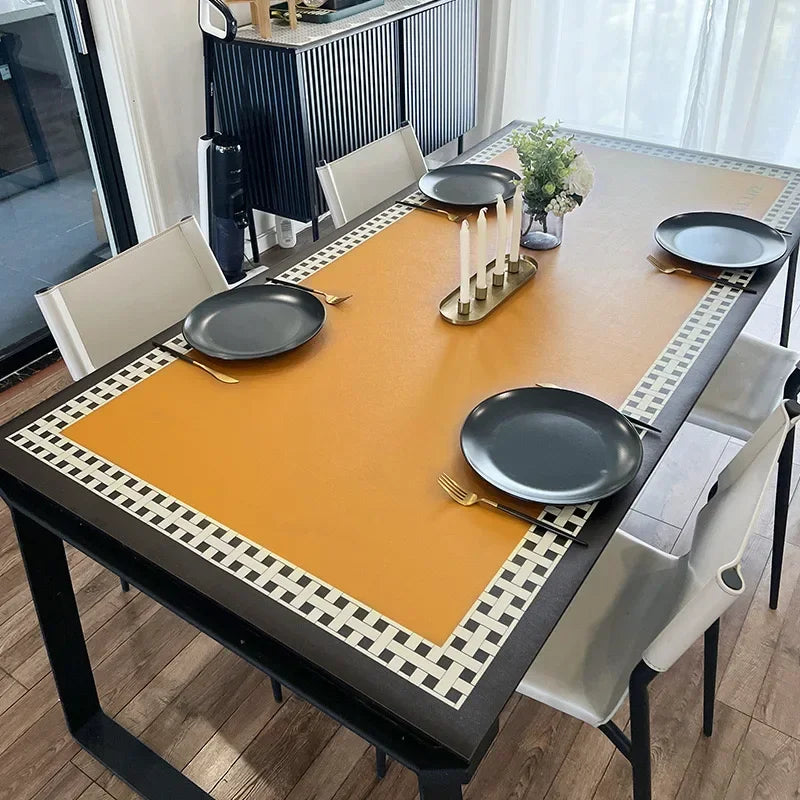 Mesa de jantar estilo britânica com 4 cadeiras