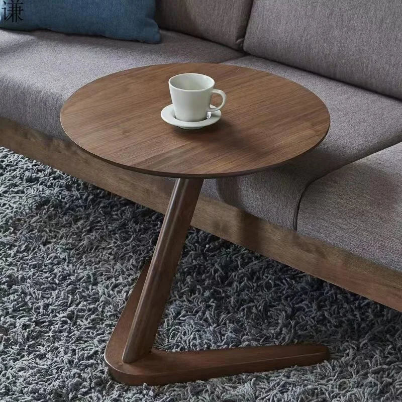 Mesa de madeira maciça para chá, café, jantar e afins