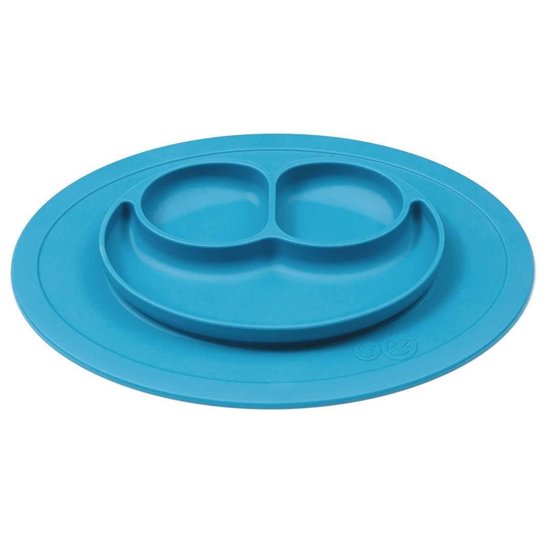 Prato De Silicone Ezpz Mini Happy Mat Blue